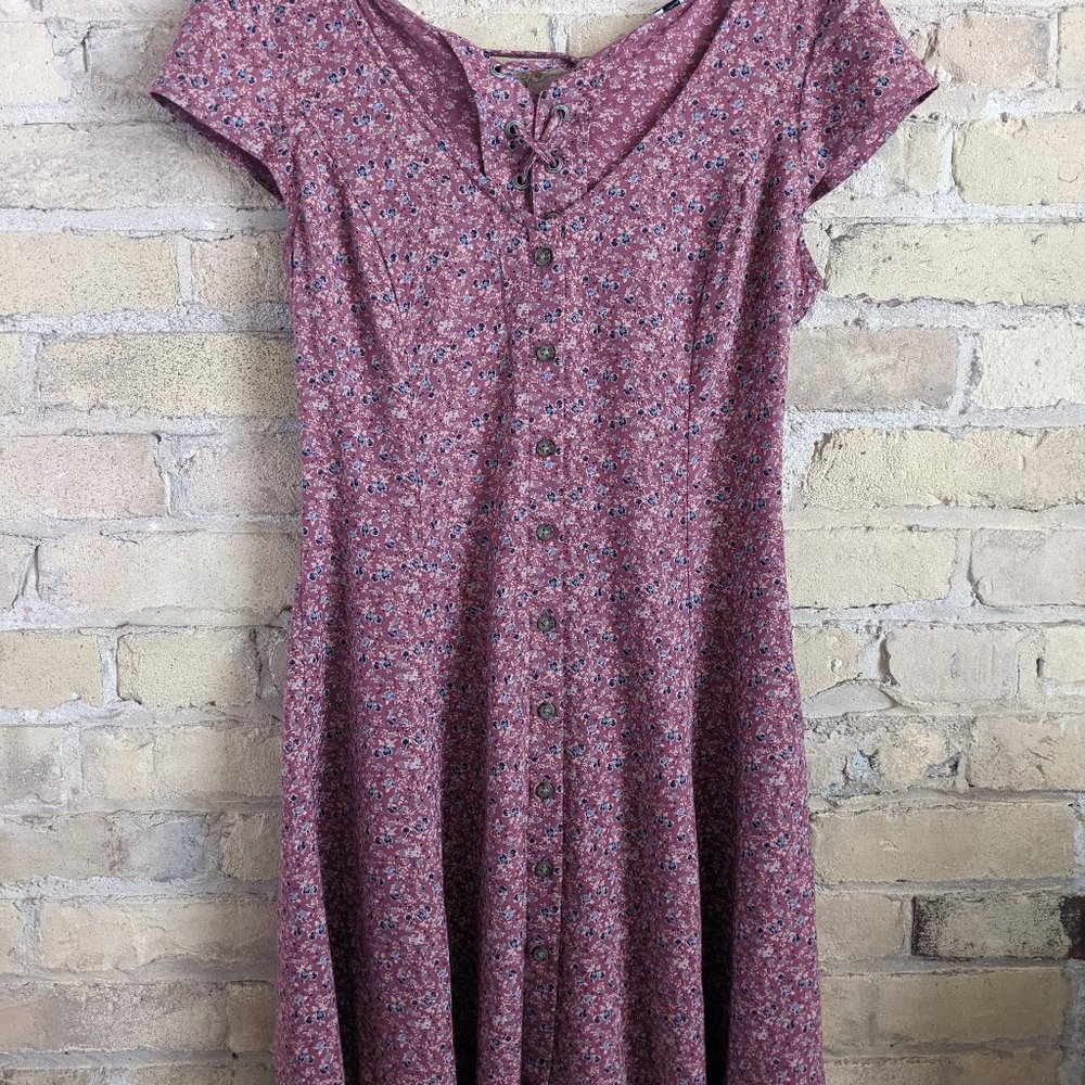 Pink Floral American Eagle Dress NWOT